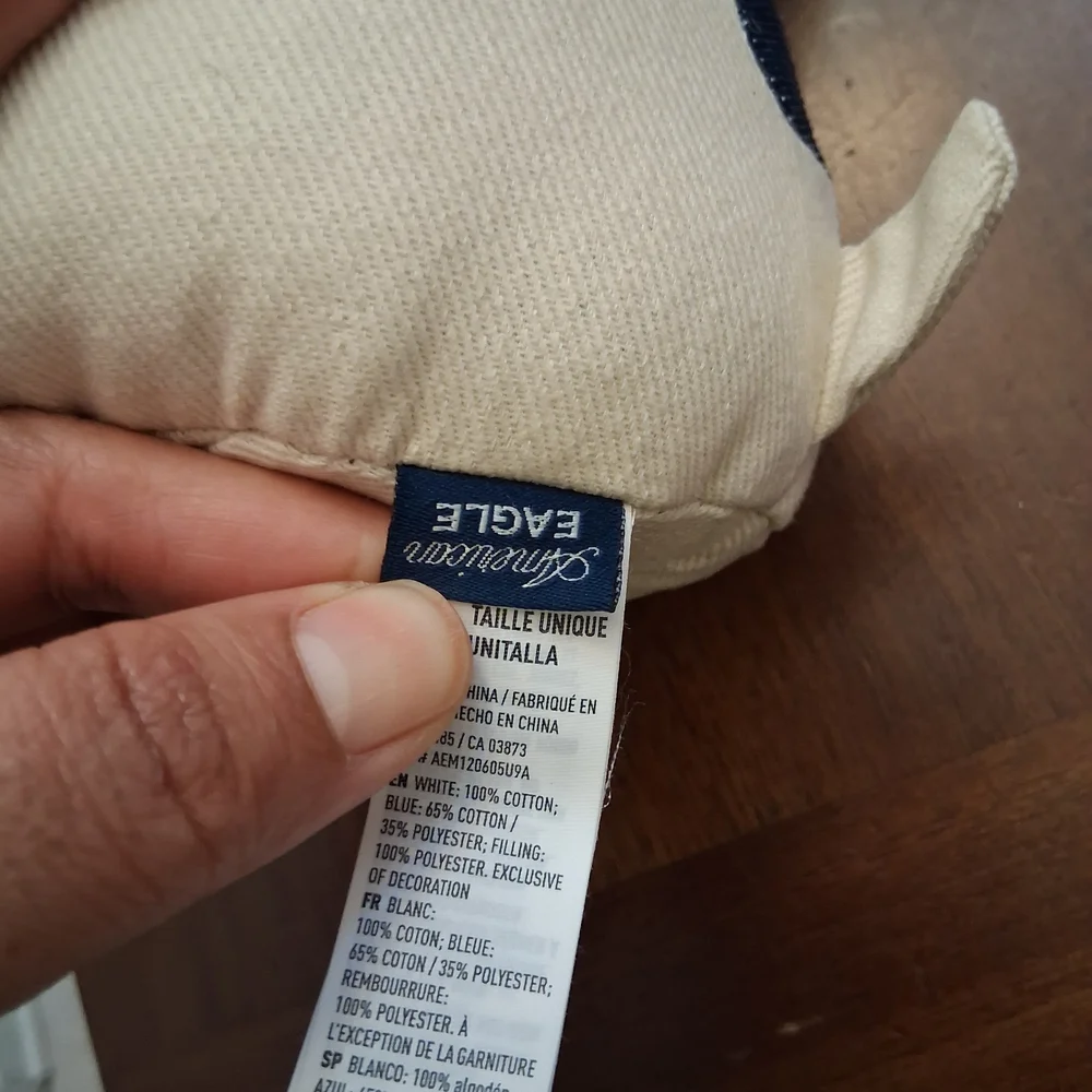 American Eagle Denim Snoopy Plush Doll Peanuts 8” Adorable Collectible - Picture 4 of 4